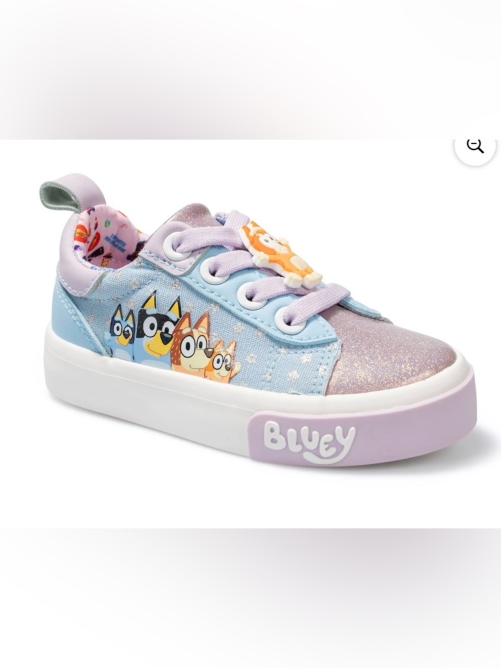 Bluey & Bingo Slip-On Court Sneaker - Size 9 Toddler Girl - Picture 4 of 9